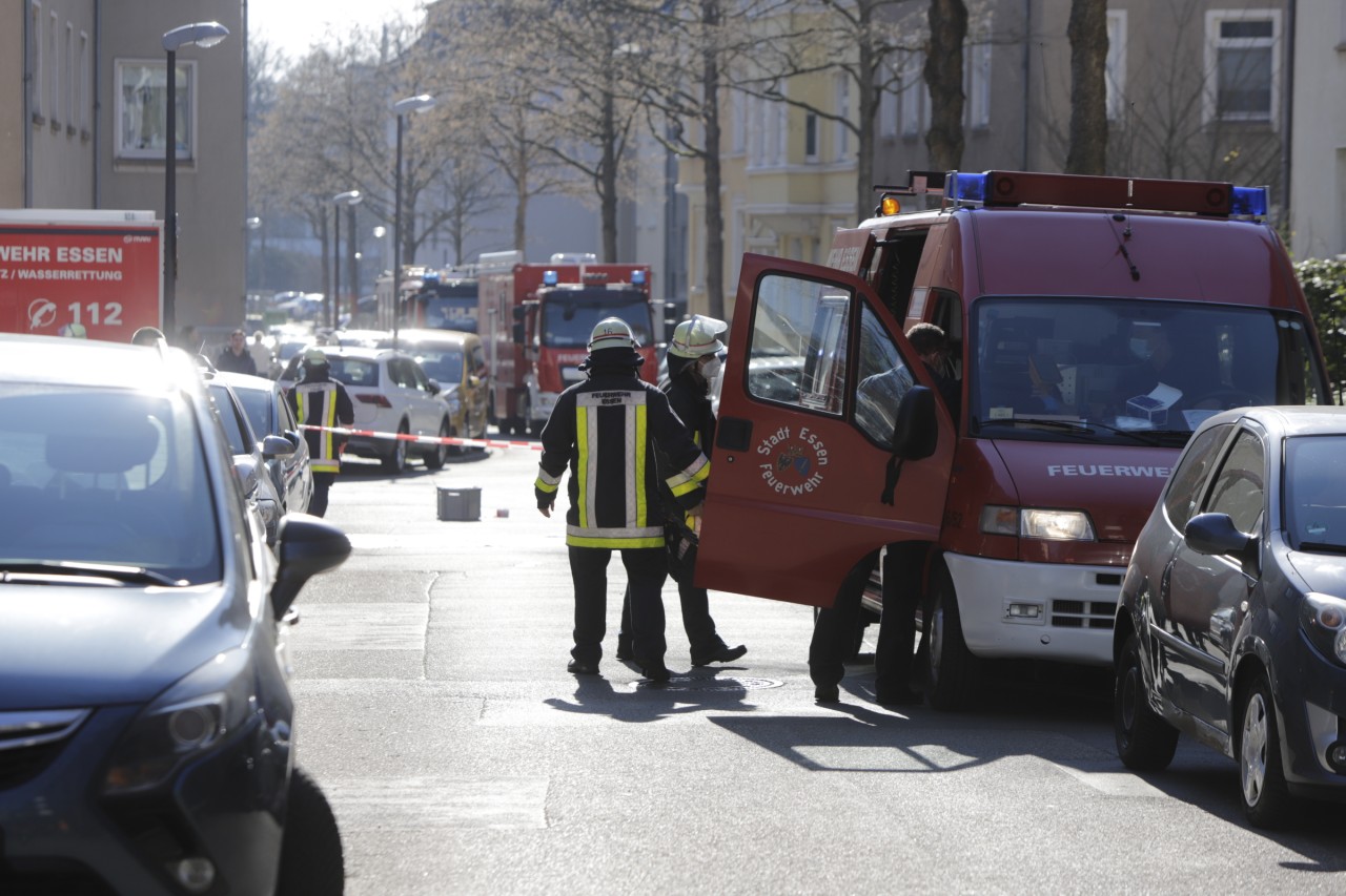 In Essen-Rüttenscheid wurde wohlmöglich ein gefährlicher Stoff gefunden.