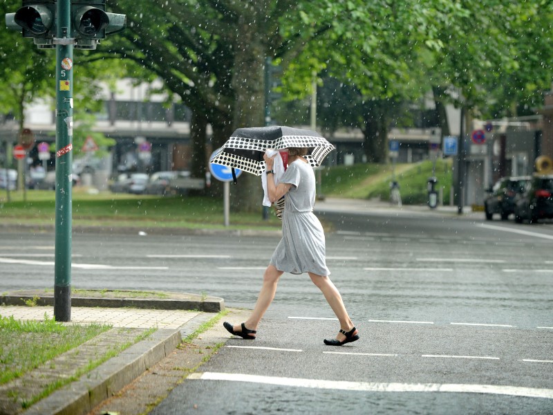 An Rüttenscheid und anderen Teilen der Innenstadt zog das Gewitter vorbei. Hier gab es nur heftige Schauer.