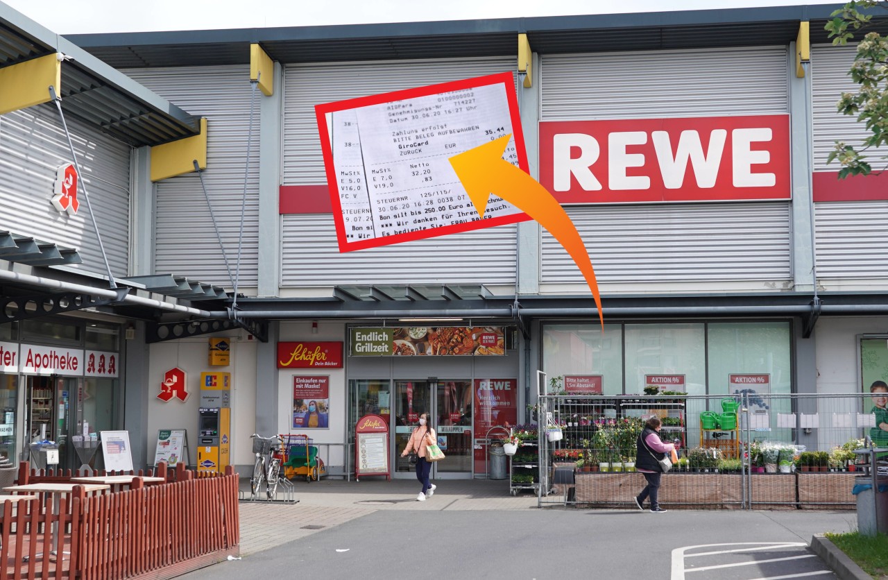 Rewe: Da waren die Kunden aber irritiert! Es scheint, als hätte sich ein Fehler auf dem Kassenzettel eingeschlichen zu haben. 
