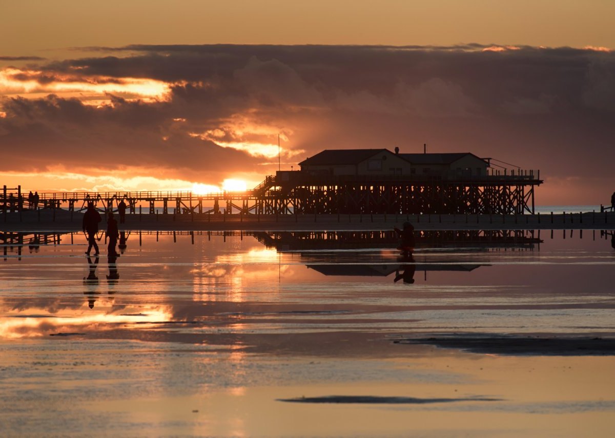 Sankt Peter-Ording Bernstein Strand Nordsee