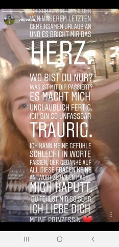 Rebecca Reuschs Schwester teilte dieses herzzerreißende Bild.