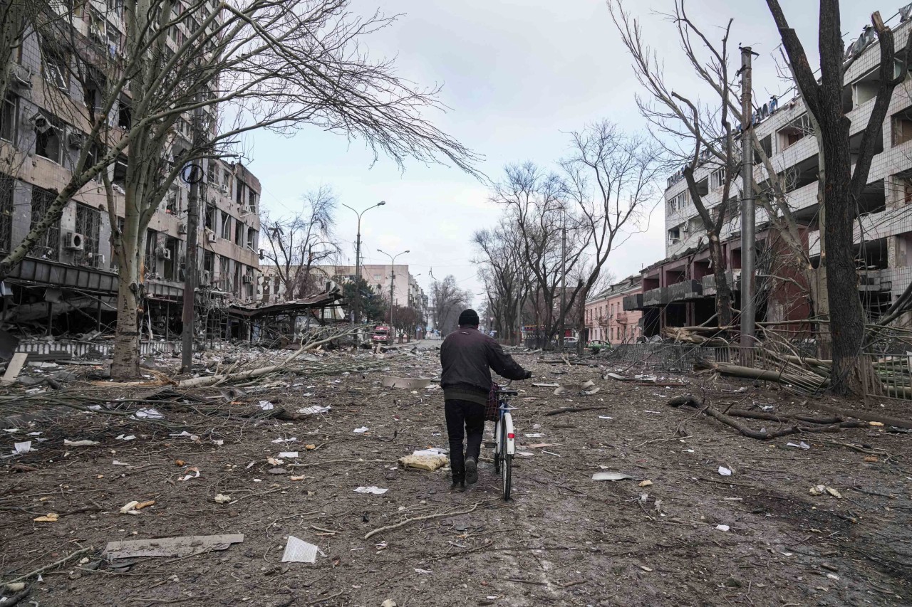Ukraine-Krieg: Die Hafenstadt Mariupol ist seit über einer Woche unter russischer Belagerung, die humanitäre Lage vor Ort ist katastrophal. (Symbolfoto)