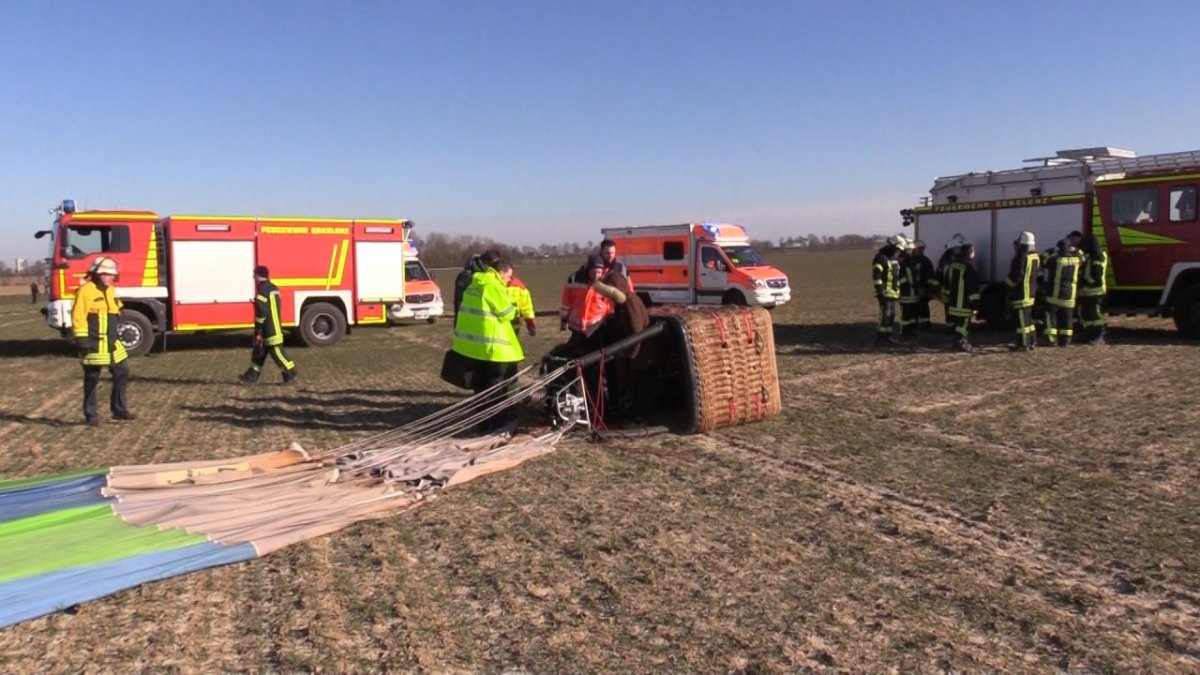 Unfall Heißluftballon Erkelenz