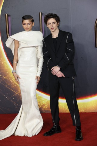 Zendaya und Timothée Chalament auf der Filmpremiere in London. (Archivbild)