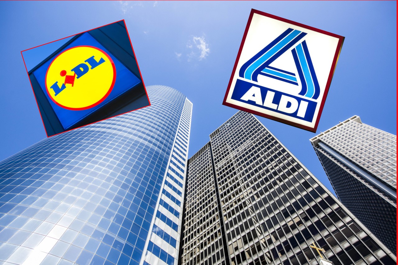 Aldi und Lidl sind weltweit auf dem Vormarsch -auch in diesem Land! (Symbolbild)