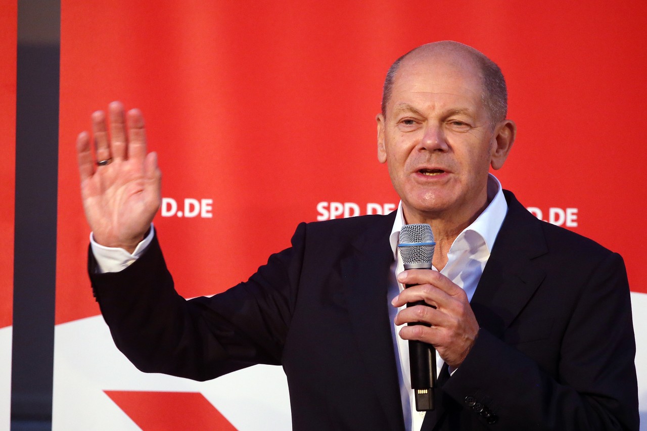 Die SPD liegt mitKanzlerkandidat Olaf Scholz in Umfragen deutlich vor der CDU.