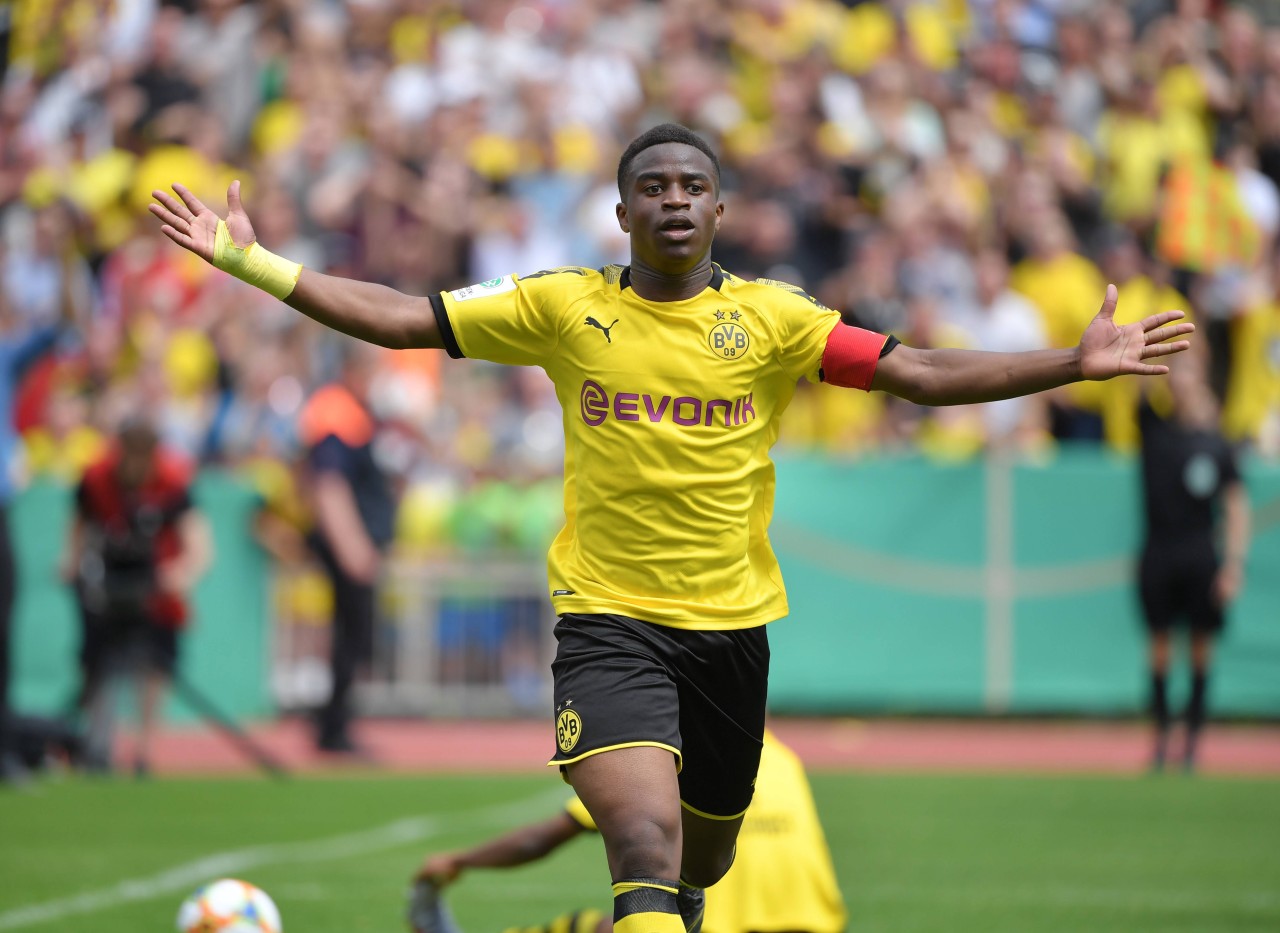 Borussia Dortmunds Wunderkind Youssoufa Moukoko trifft am laufenden Band.