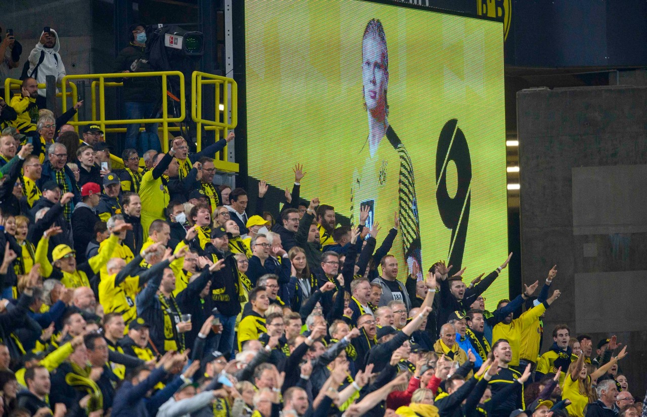 Der Last-Minute-Treffer von Erling Haaland ließ das BVB-Stadion beben.