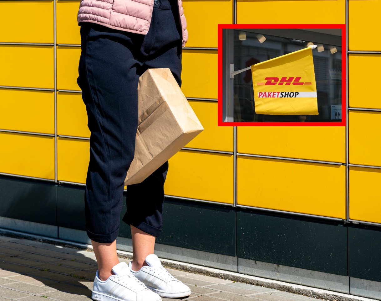 Eine Frau ärgert sich über die Portokosten bei DHL. (Symbolbild)