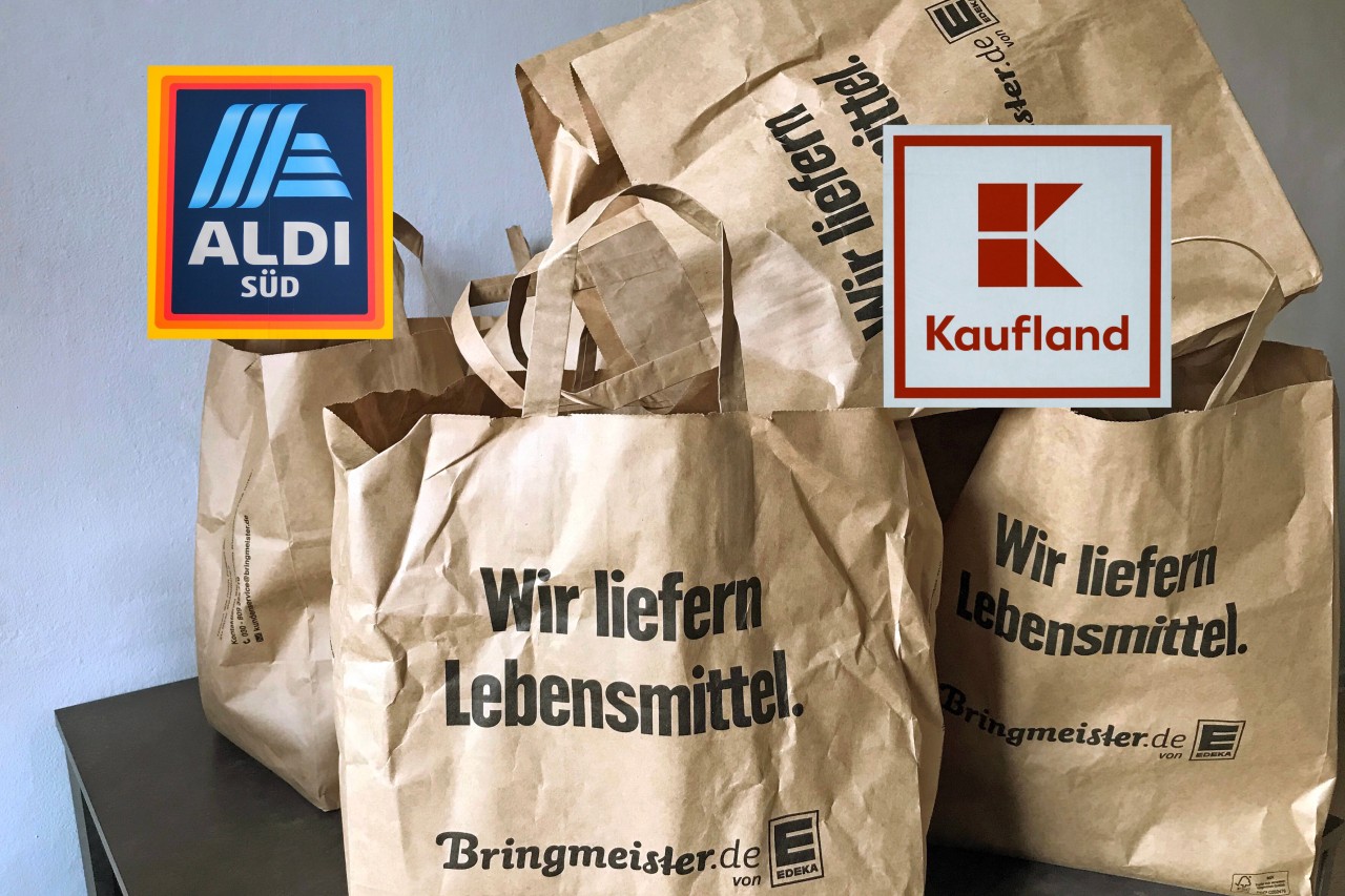 Bei Kaufland, Edeka, Aldi und Co werden jetzt die Papiertüten knapp. (Symbolbild)