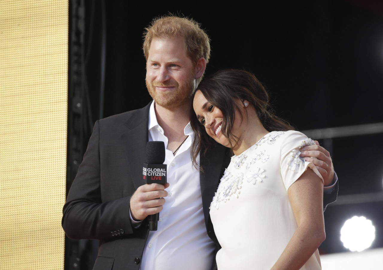 Prinz Harry und Meghan Markle beim Global Citizen Live Event im New Yorker Central Park.