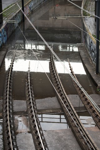 Auch der Stadtbahnverkehr war stark eingeschränkt.