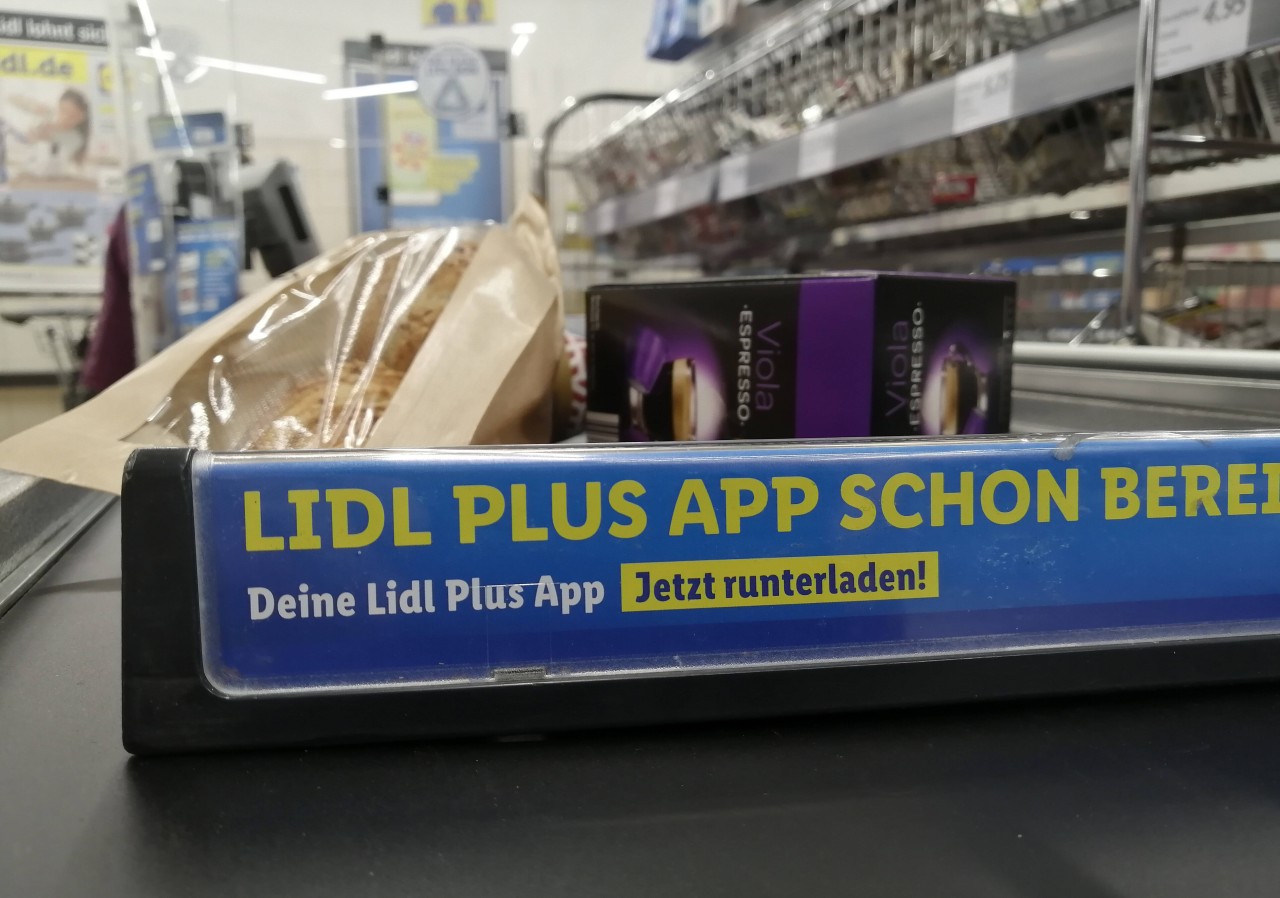 Mit der Lidl-Plus-App können Kunden ihren Einkauf bei Lidl zahlen. 
