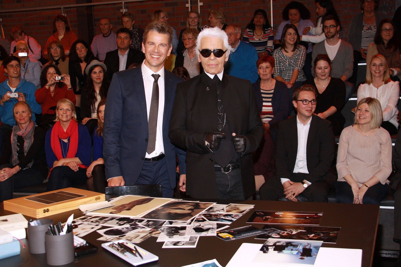 Karl Lagerfeld war 2012 zu Gast bei Markus Lanz.