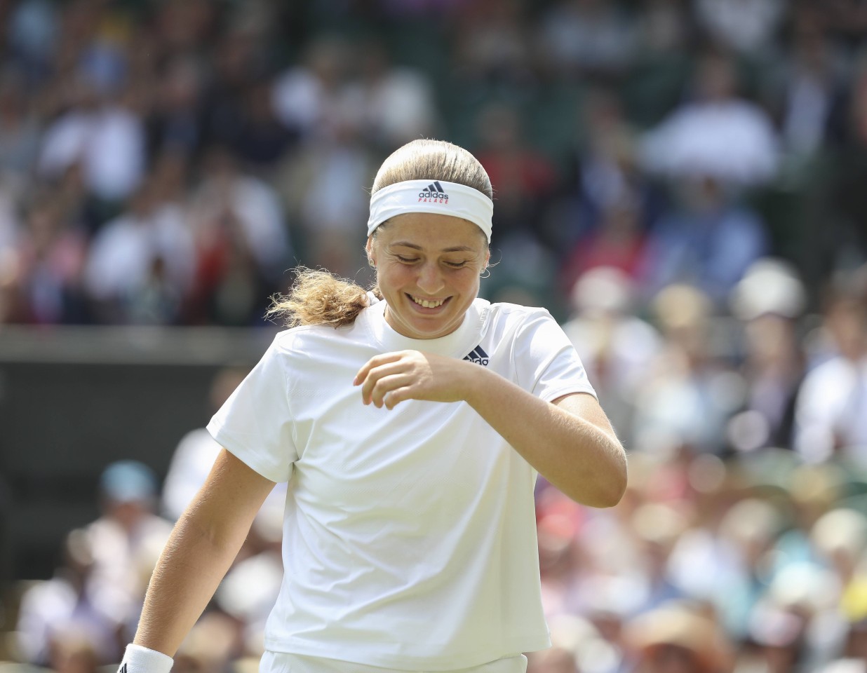 Für Jelena Ostapenko gab's zunächst wenig zu Lachen.