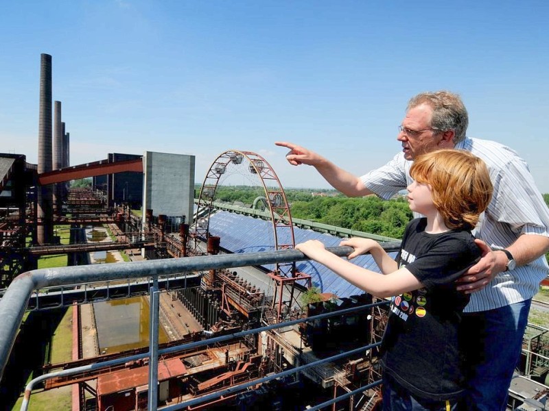 Auch das Riesenrad gehört zu den Attraktionen der Zeche.