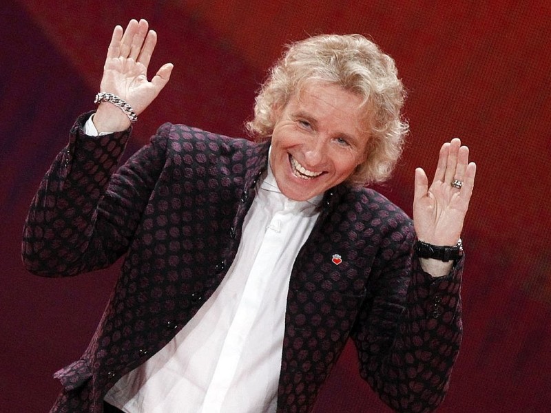 Moderator Thomas Gottschalk hat ...