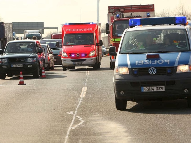 Unfall auf der A2 in Richtung Hannover (Kamener Kreuz)