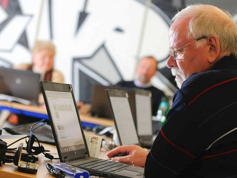 Computerkurs für Senioren.