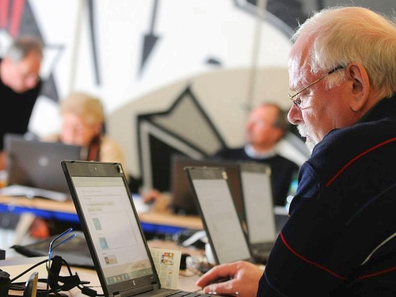 Computerkurs für Senioren.