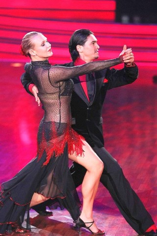 Magdalena Brzeska und Erich Klann in der letzten Entscheidungsrunde.