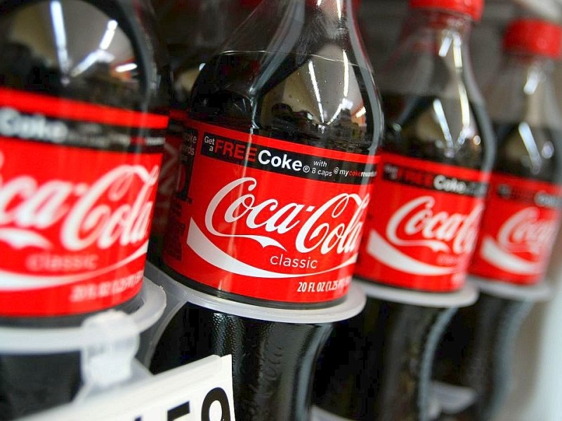 Die braune Brause Coca-Cola hält mit dem 6. Platz ihre Stellung im Markenvergleich.