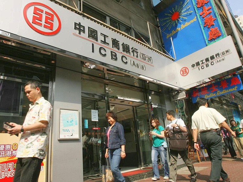 Das chinesische Kreditinstitut ICBC fällt auf den 13. Platz zurück.