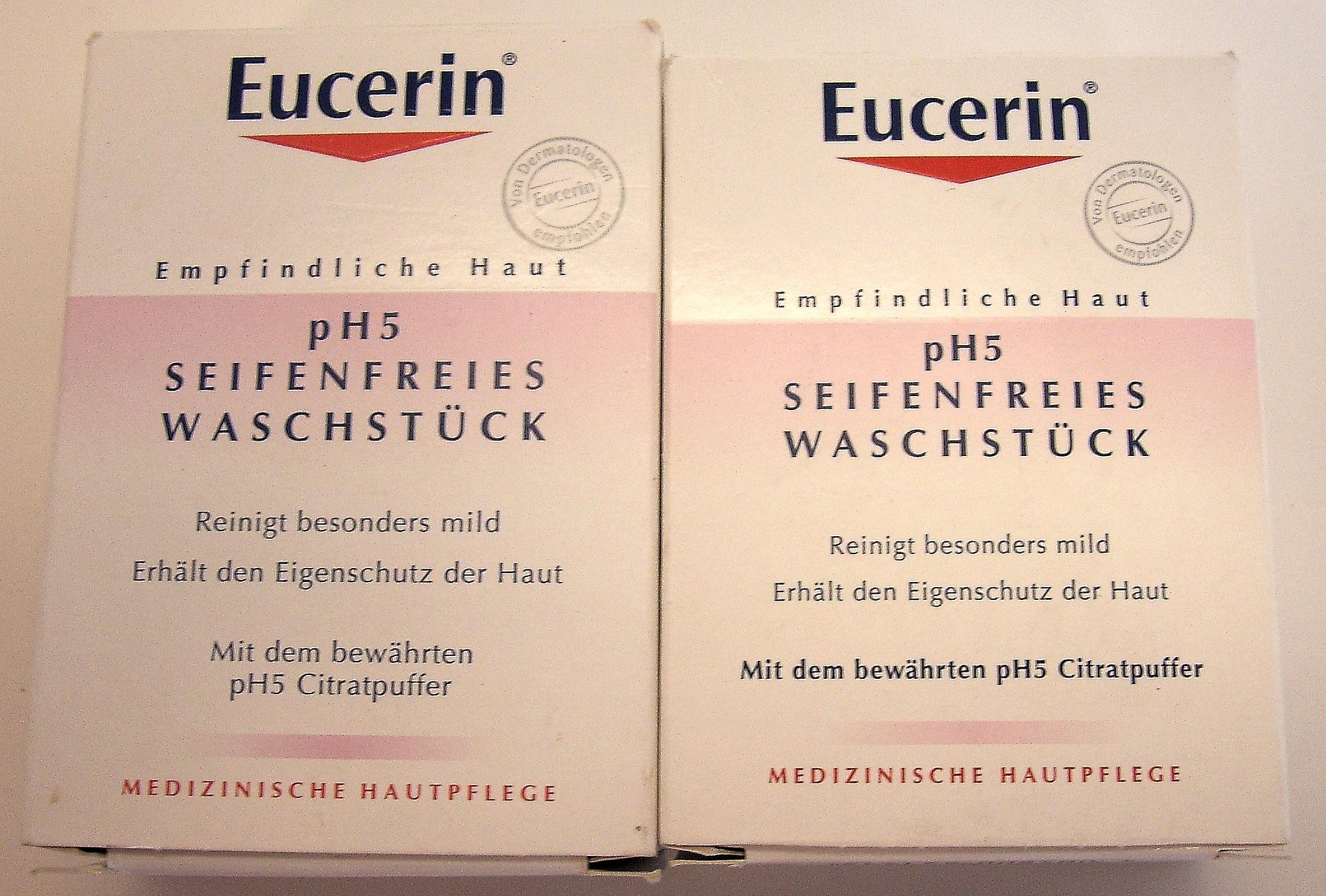 Das Waschstück von Eucerin - früher ...