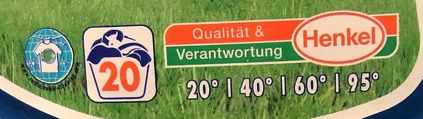 ... für 20 Wäschen, ...