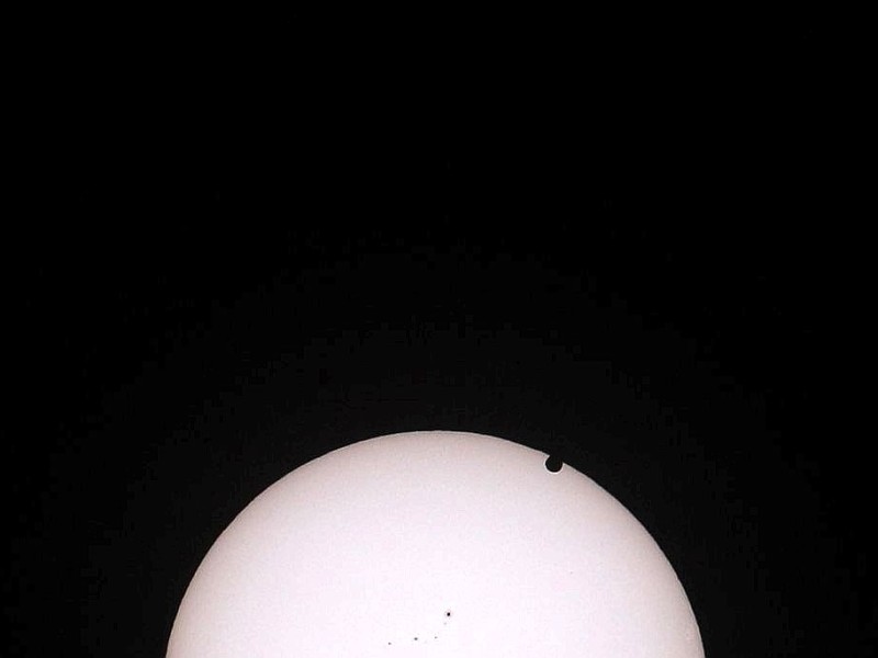 Venustransit in Wien.