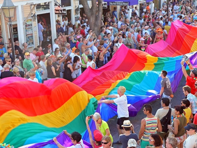 Gay Pride Parade in Sao Paulo.