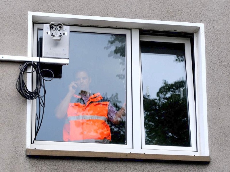 Eine Webcam überträgt aktuelle Bilder ins Internet.Foto: Kerstin Kokoska/WAZ  FotoPoolEssen