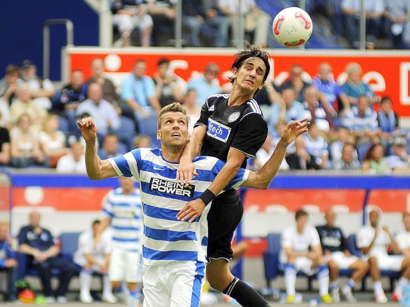 2. Fussball Bundesliga, MSV Duisburg : VfR Aalen in der Schauinsland-Reisen-Arena in Duisburg-Wedau, am Sonntag den 05.08.2012.Foto: Lars Fröhlich / WAZ FotoPool