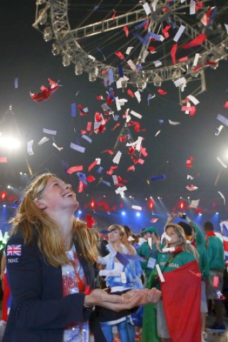 Grandiose Spiele, grandioser Abschluss: Die Show zum Ende der Olympischen Sommerspiele 2012 in London begeisterte die Athleten, die Zuschauer im Stadion und die an den Fernsehern.