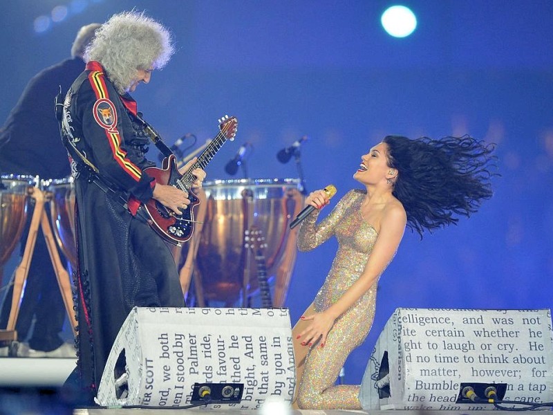 Brian May und Jesse J.