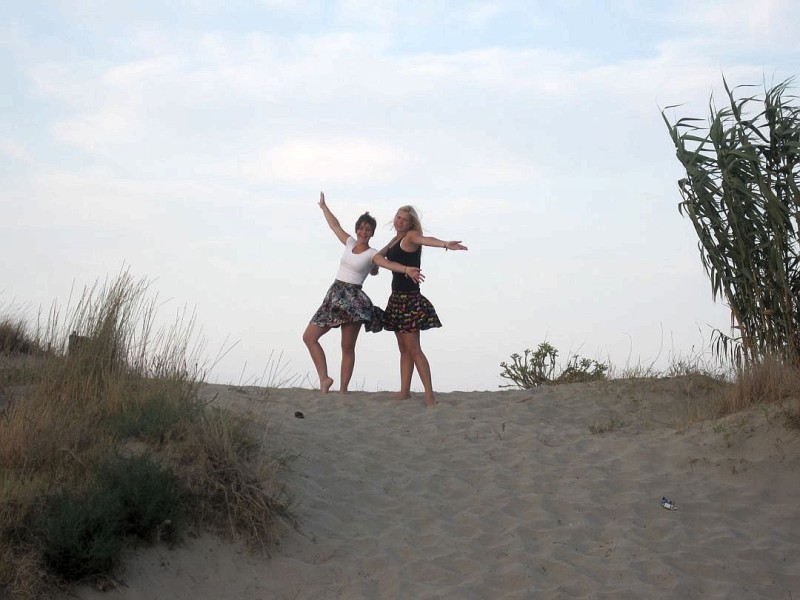 Letzter Abend in Canet in Südfrankreich