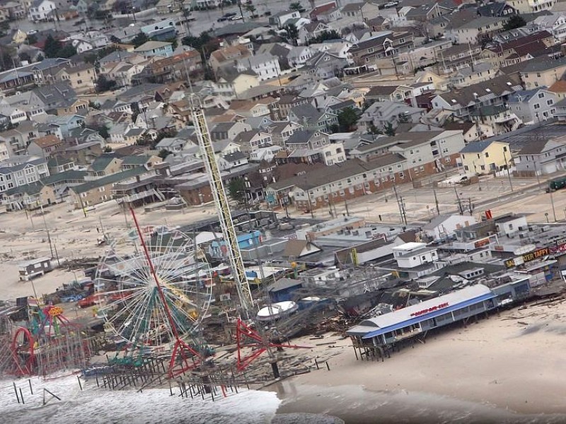 Der Wirbelsturm Sandy hat an der Ostküste der USA für Verwüstungen gesorgt.