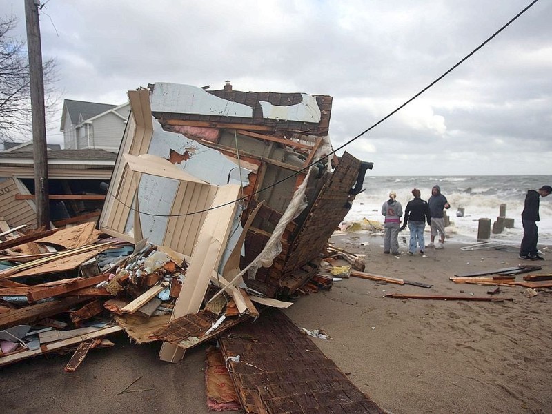 Der Wirbelsturm Sandy hat an der Ostküste der USA für Verwüstungen gesorgt.