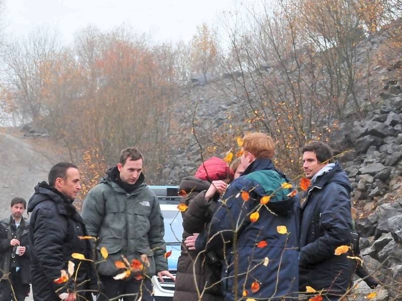 Alarm für Cobra 11 dreht in Balve im Steinbruch Beckum. Explosion, Stunt, Filmdreh Firma Action-Concept.Foto: Stefan Scherer