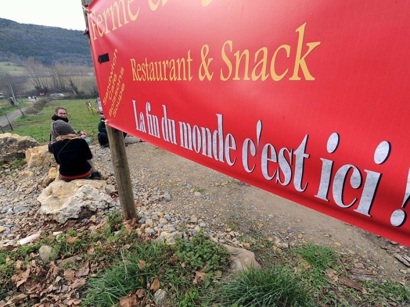 Hier im französischen Bugarach hoffen...