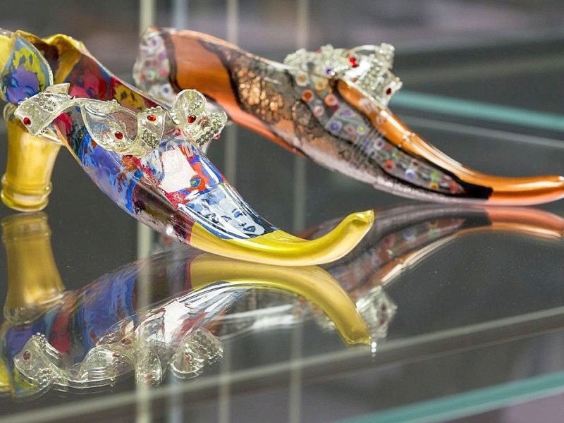 Schuhe zum Staunen: Das Grassi-Museum in Leipzig zeigt derzeit die Ausstellung Starker Auftritt: Experimentelles Schuh-Design.