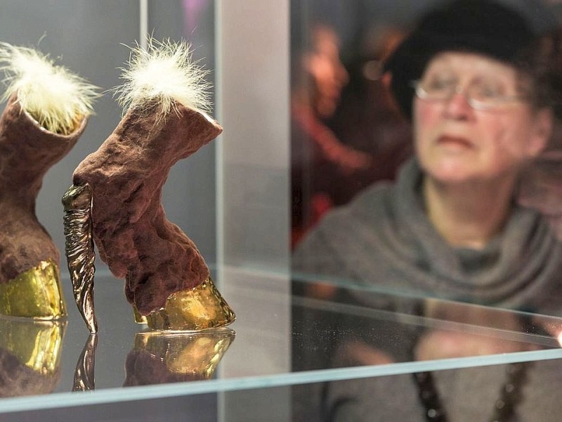 Schuhe zum Staunen: Das Grassi-Museum in Leipzig zeigt derzeit die Ausstellung Starker Auftritt: Experimentelles Schuh-Design.