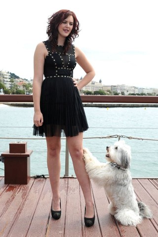 Ashleigh Butler mit ihrem Hund bei den 66. Filmfestspielen an der Côte d’Azur in Cannes.