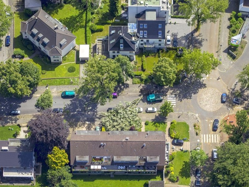 In Bochum waren nördlich des Bergbaumuseums viele Straße gesperrt.