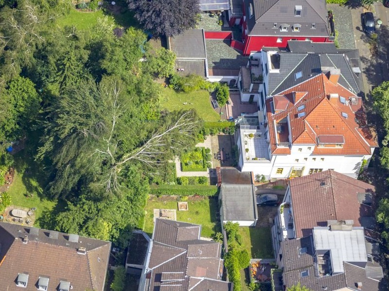 In Bochum waren nördlich des Bergbaumuseums viele Straße gesperrt.