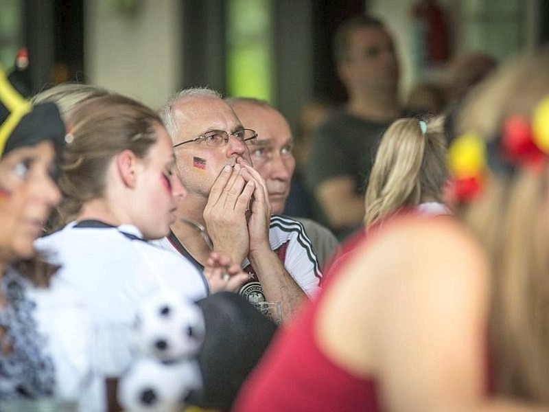 Public Viewing im Café Steinbruch.