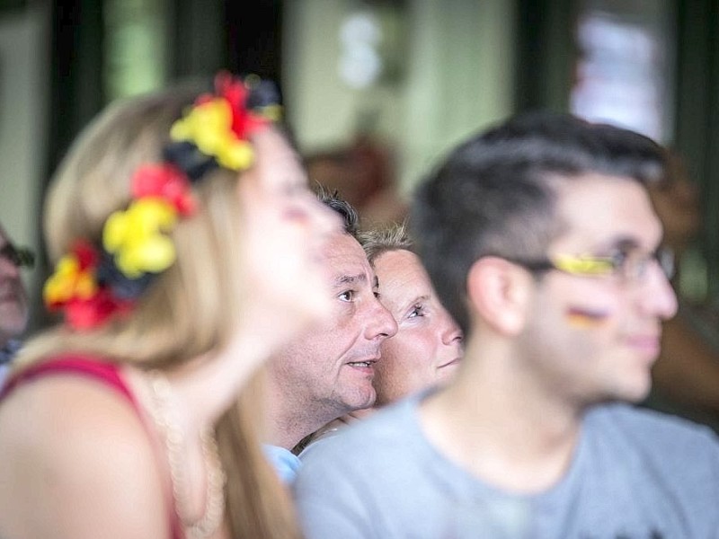 Public Viewing im Café Steinbruch.