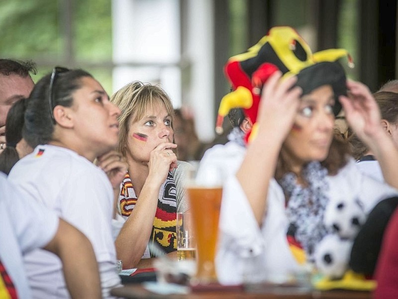 Public Viewing im Café Steinbruch.