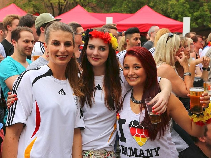 Hagen - Public Viewing beim BG Turnier