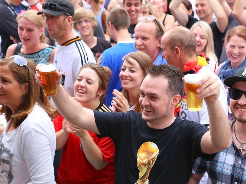 Hagen - Public Viewing beim BG Turnier